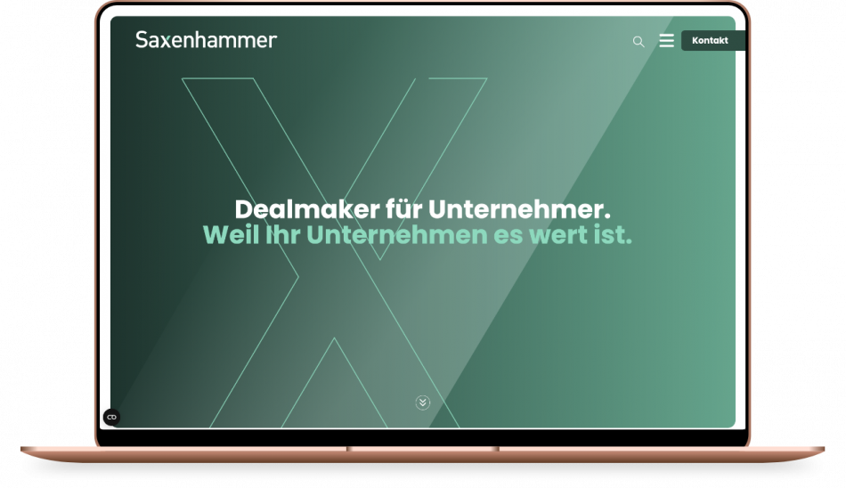 brandcom werbeagentur frankfurt koeln muenchen essen referenzen saxenhammer macbook mock up teaser
