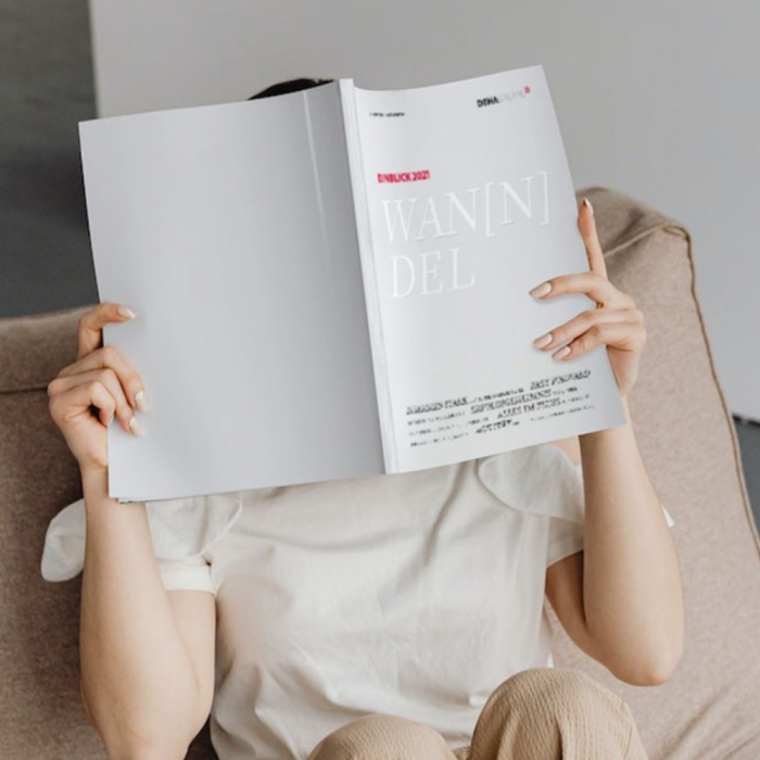Wan(d)del Zeitschrift Cover Print-Design