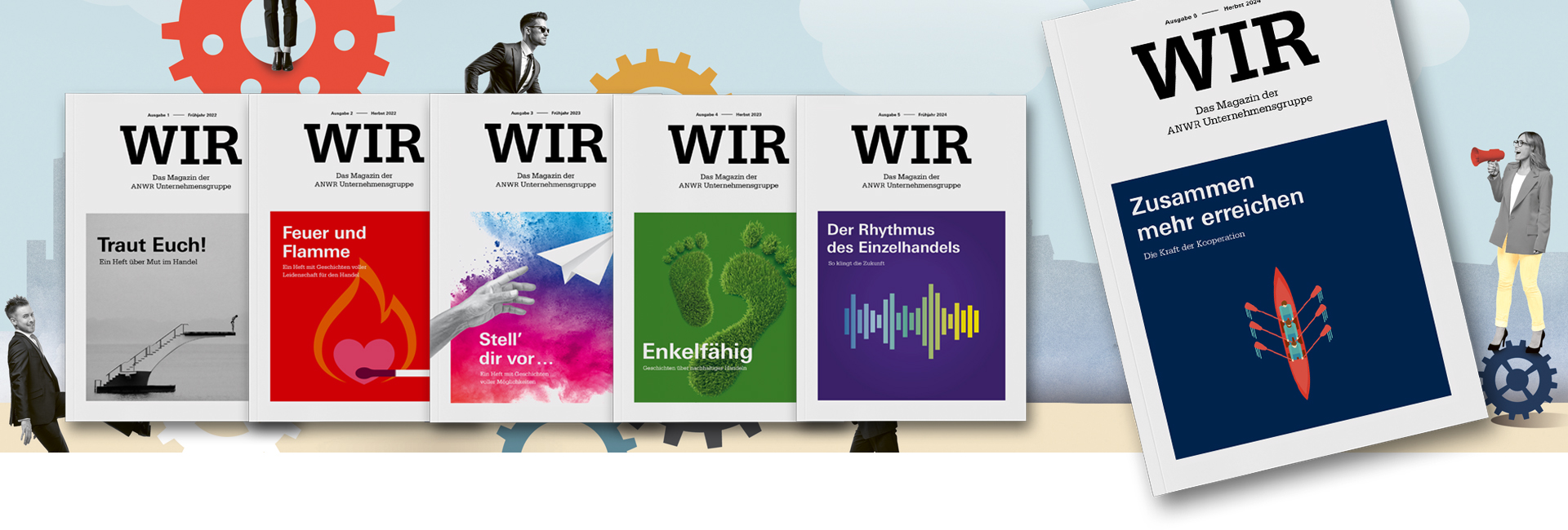 werbeagentur referenzen anwr 2025 6 ausgaben mit cover