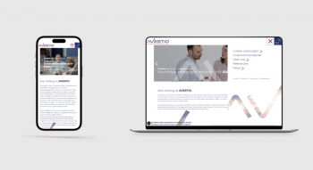 brandcom werbeagentur frankfurt koeln muenchen essen referenzen avestio website mock up