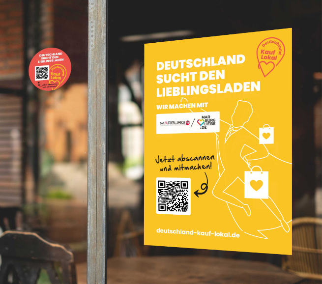 brandcom werbeagentur frankfurt koeln muenchen kauflokal aktionskit sticker poster 