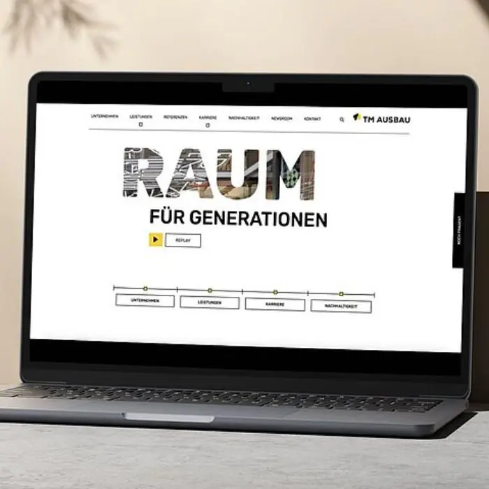Ausbau website