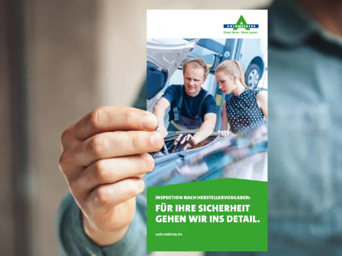 werbeagentur referenzen automeister flyer