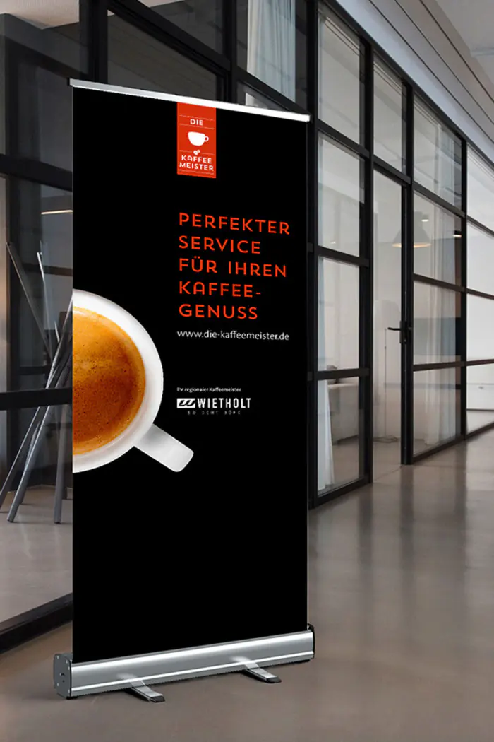 die kaffeemeister tasse rollup