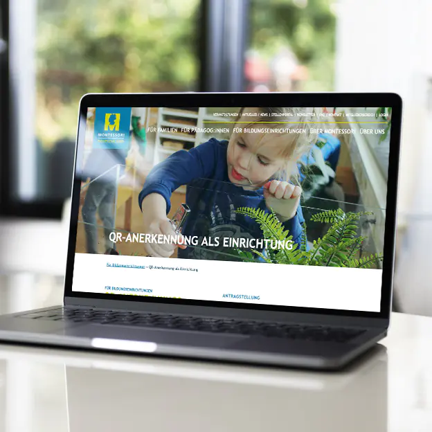 brandcom referenz schule montessori deutschland website einrichtung