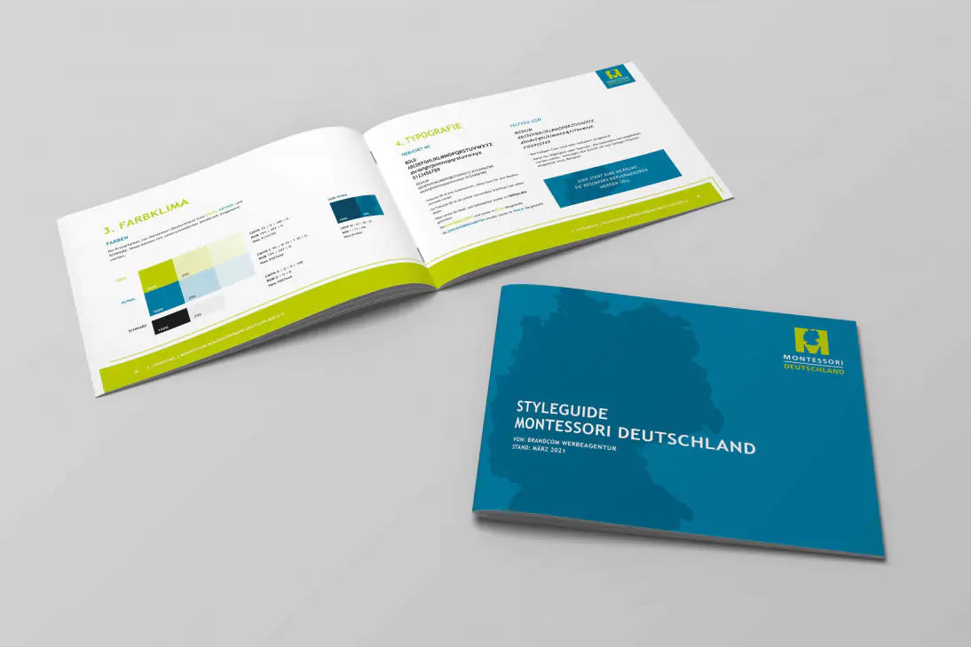 brandcom referenz schule montessori deutschland powerpoint styleguide