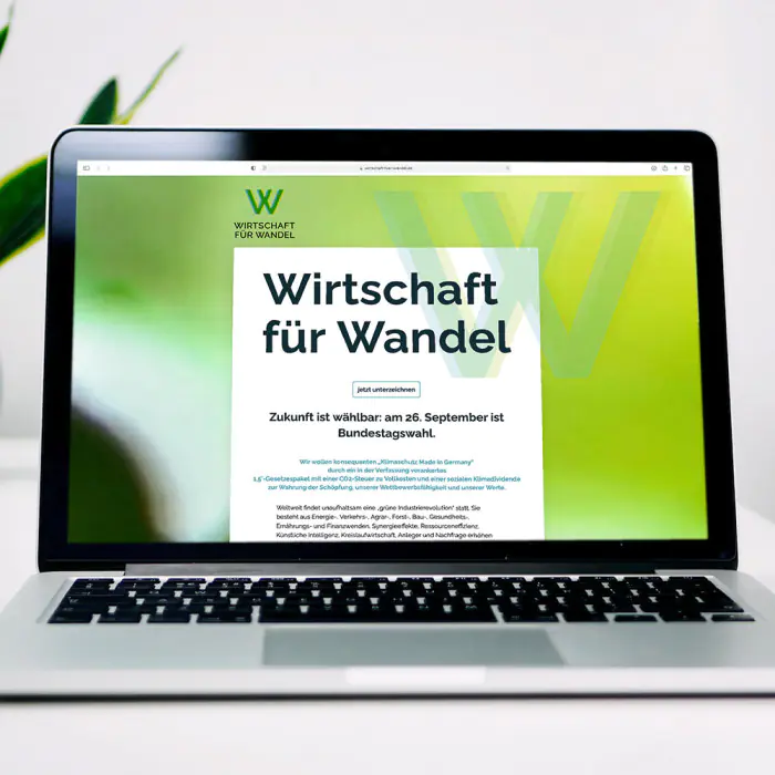 brandcom wirtschaft fuer wandel startseite laptop