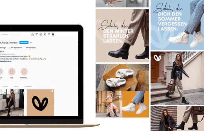 brandcom referenzen schuhede social