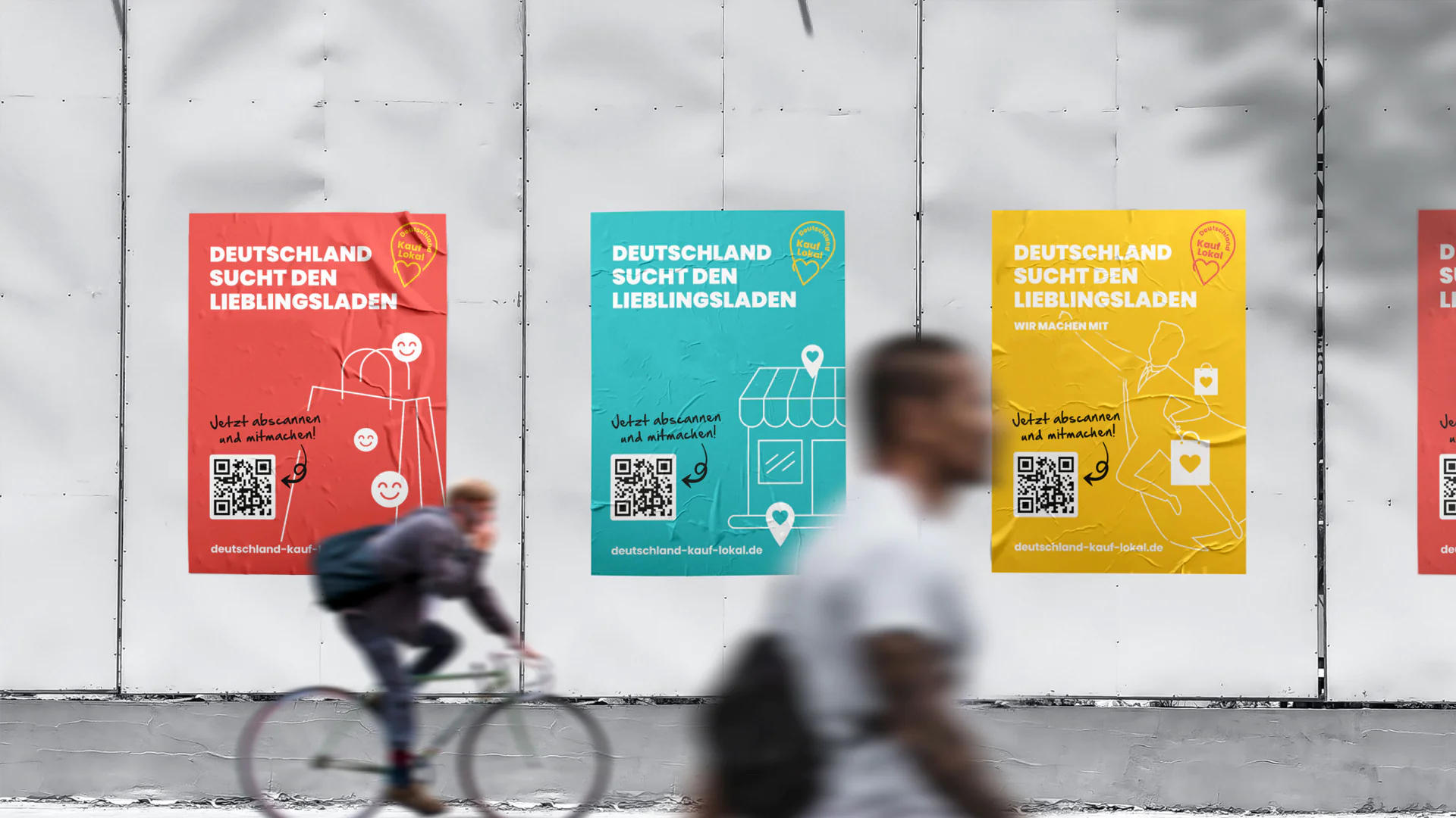 brandcom werbeagentur frankfurt koeln muenchen essen referenzen deutschland kauf lokal lieblingsladen 2024 poster aussenwerbung